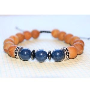 ❌Sold Out❌ Lapis Lazuli & Jasper Gemstone Bracelet